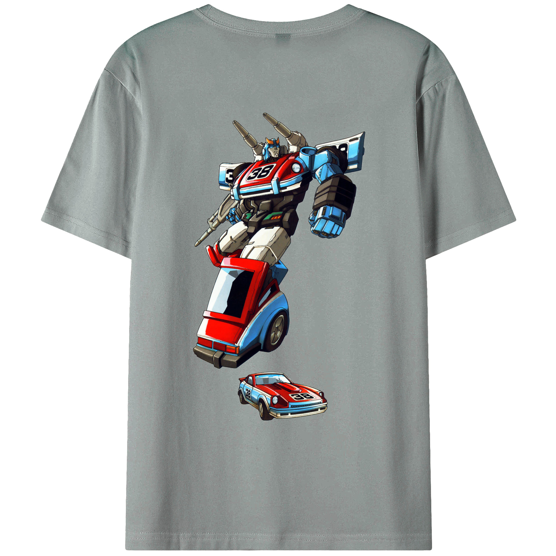 （画像用）  綿100％ メンズ半袖Tシャツ（バックプリント） 通気性